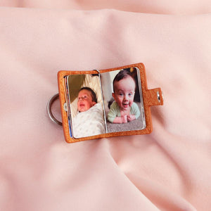 Photo Keychain in Leather Case