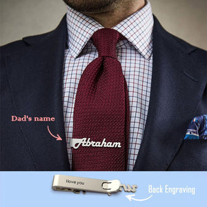 Father's Day Gifts!!!Men's Personalized Tie Clip
